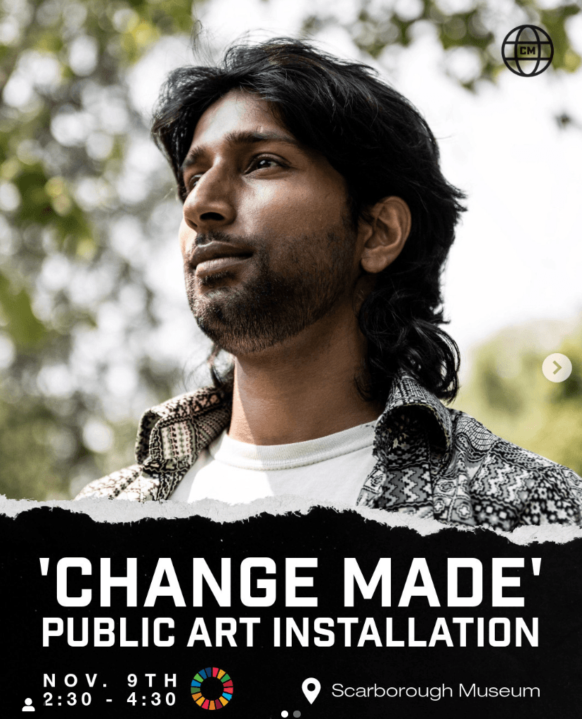 Krissan Veerasingam featured at The Change Made Installationâ