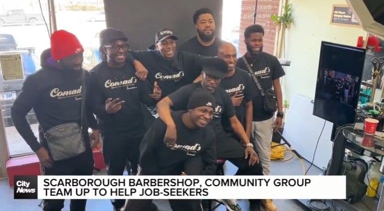 Scarborough barbershop, community group partner to support Black youth and job-seekers